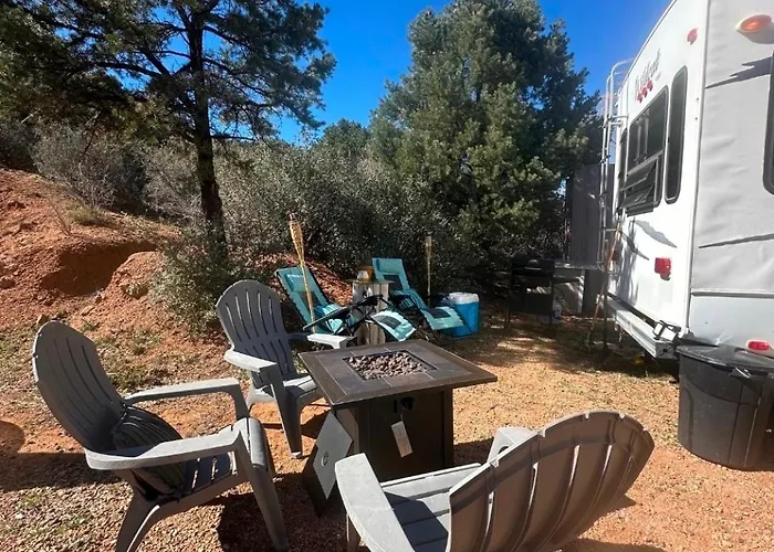 Cozy Hualapai Mountain Escape Firepit Trails&stars Willa Kingman