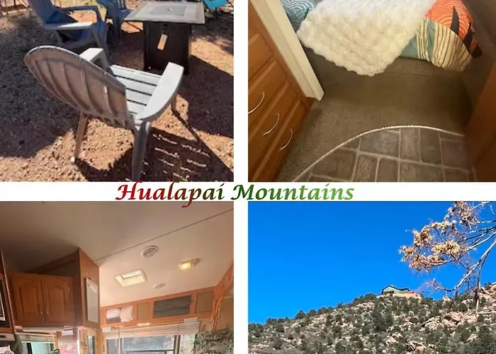 Willa Cozy Hualapai Mountain Escape Firepit Trails&stars